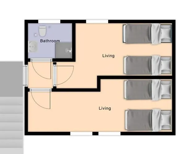 Quarto em Acomodações Particulares Tři Vrby Pasohlávky